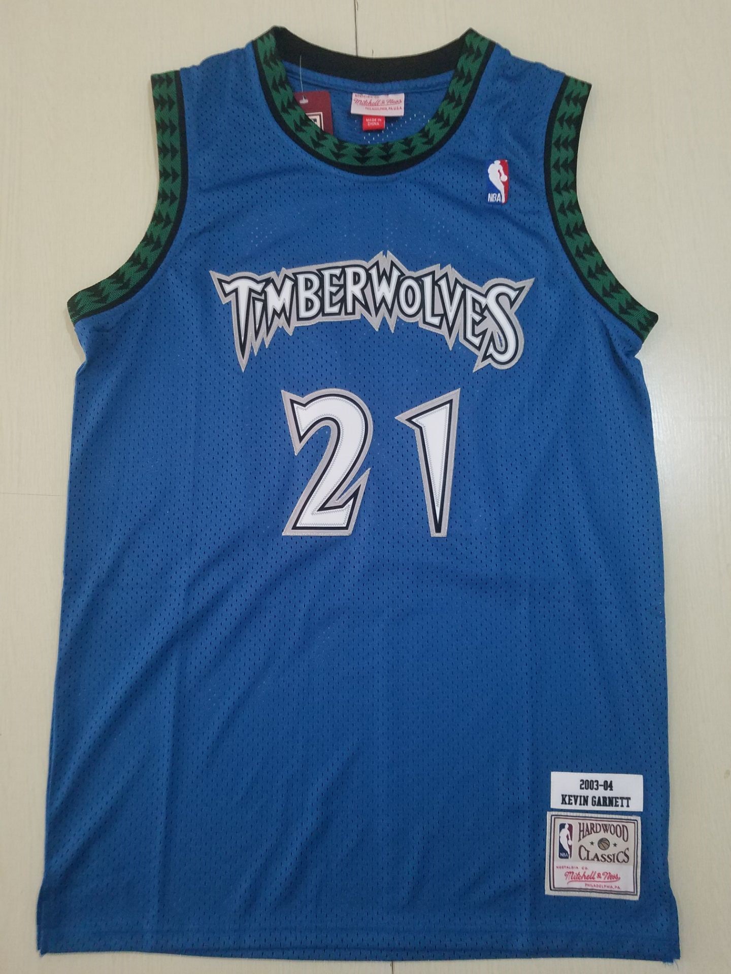 Men Minnesota Timberwolves #21 Garnett light Blue Adidas NBA Jerseys 2->minnesota timberwolves->NBA Jersey